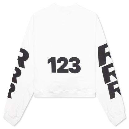 USO-123 CVA Crewneck - Max White