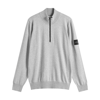 Stone Island Knit Half Zip Fleece - Grey