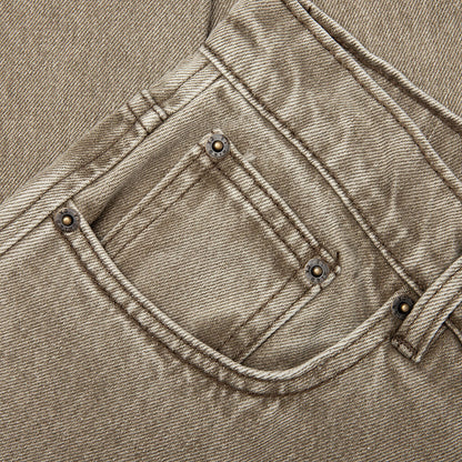 Washed Twill Pant - Taupe
