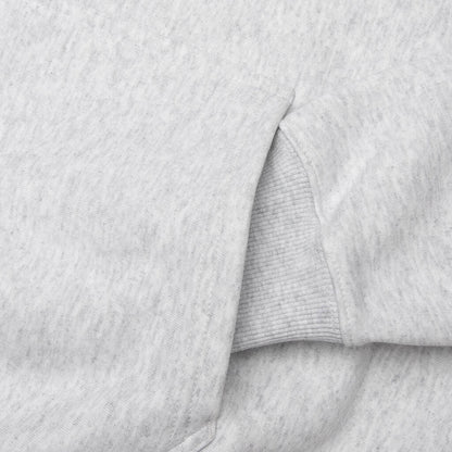 Wave Oval Hoodie - Ash Heather