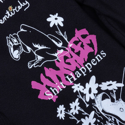 Winter 25 Test Print Hoodie - Black