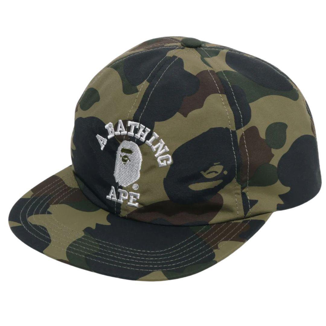 BAPE GORE-TEX WINDSTOPPER 1ST CAMO PANEL CAP GREEN