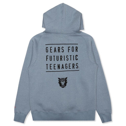 C/W Zip Hoodie - Blue