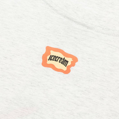 Airbrush S/S Tee - Light Heather Grey