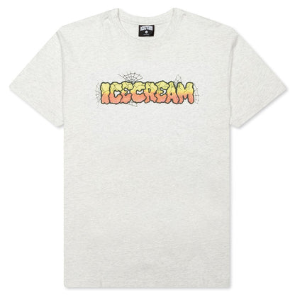 Airbrush S/S Tee - Light Heather Grey