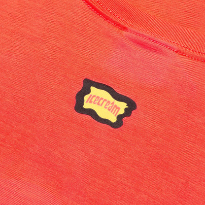 Hi Doggie S/S Tee - Neon Coral