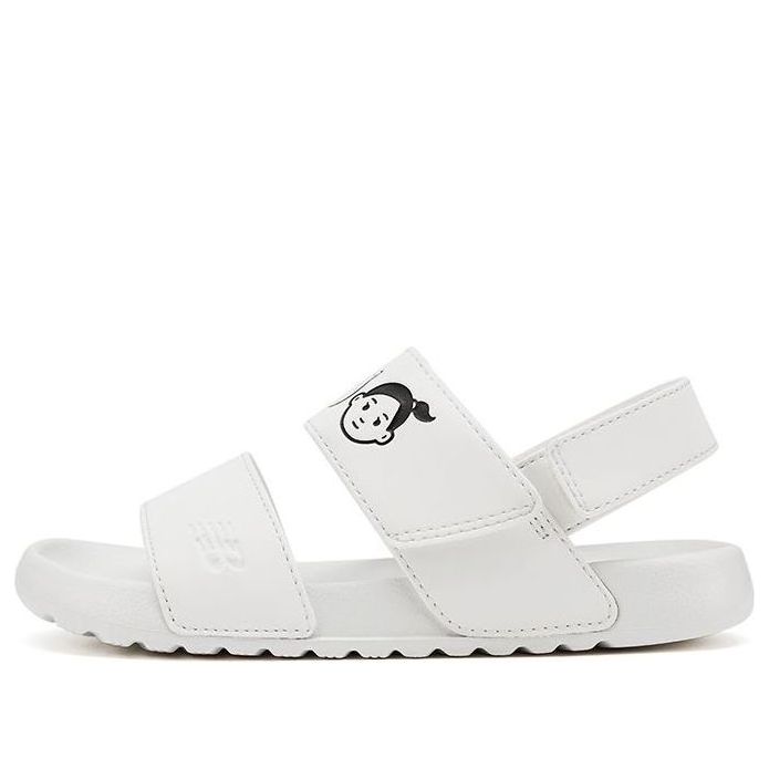 (PS) New Balance Noritake x NCLAY Crossover Velcro Sports Sandals 'White Black' YTNCLAYN