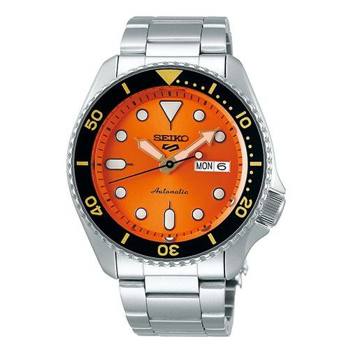SEIKO No. 5 Japan Mechanical Sports 'Orange Silver' SRPD59K1