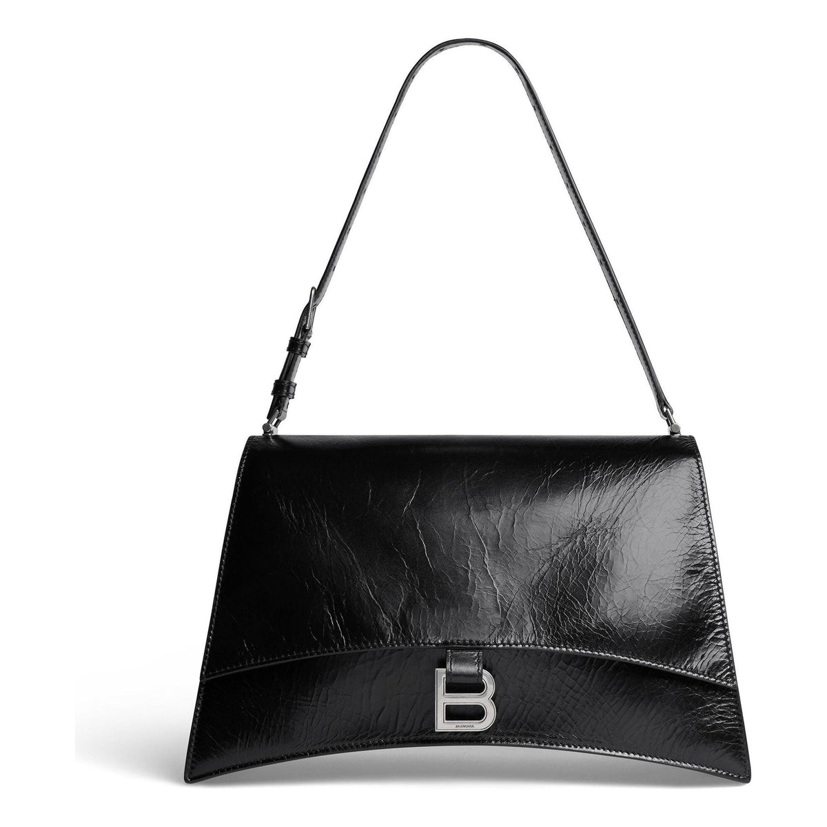 (WMNS) Balenciaga Crush Medium Sling Bag 'Black' 7654662AAR21000