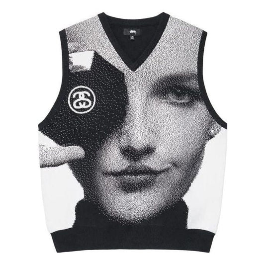 Stussy Photo Jacquard Vest 'Black' 117155