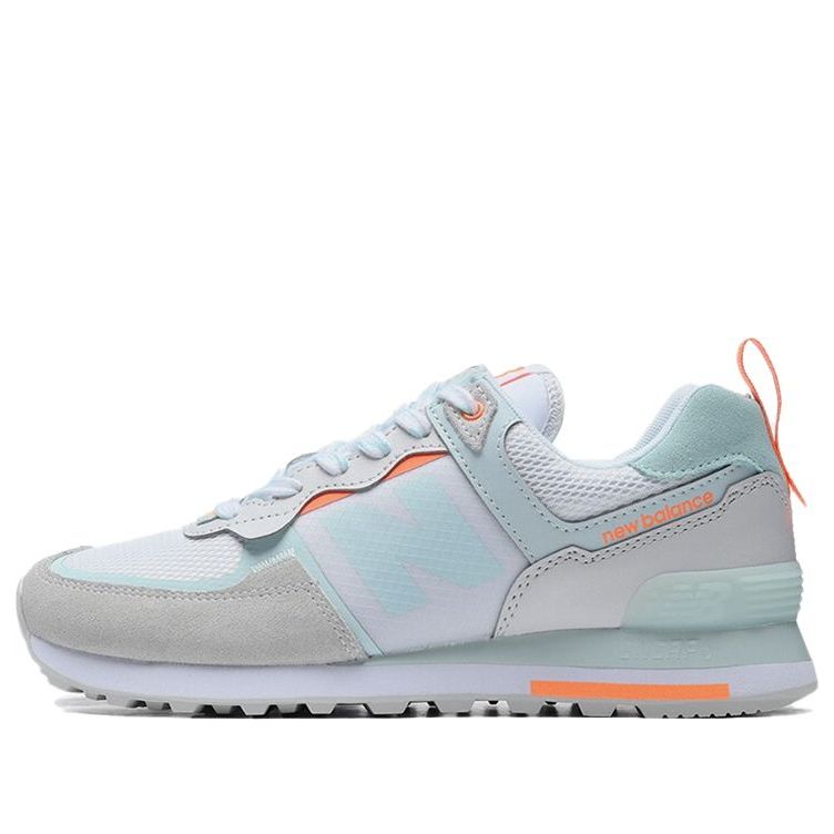 (WMNS) New Balance 574 Shoes For Grey/Blue WL574ISC