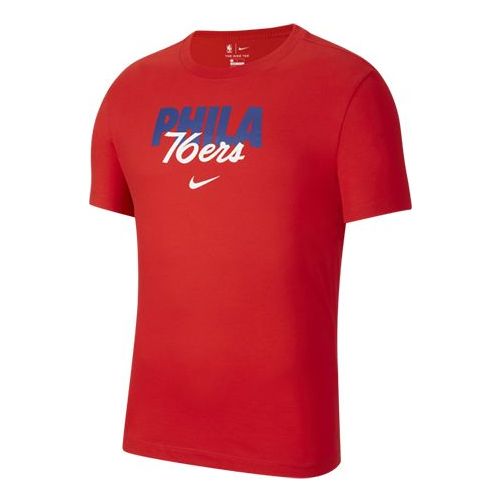 Nike Philadelphia 76 DNA Nike DRI-FIT NBA Short Sleeve Red CK8967-657