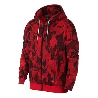 Nike Kyrie Kyrie Irving Basketball Sports Fleece Lined hoodie Jacket Red AJ3386-657