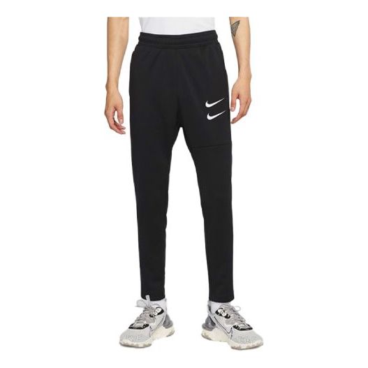 Nike Sportswear Swoosh Knnitted Sports Trousers Black CU3899-010