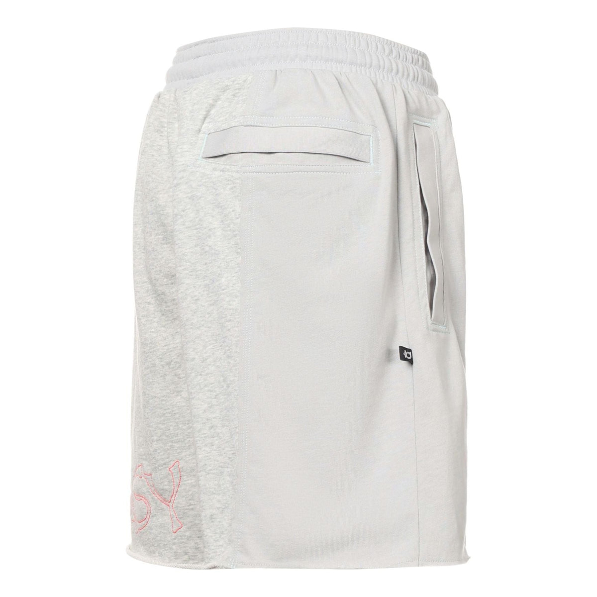 Nike Durant French Terry Breathable Sports Drawstring Solid Color Splicing Embroidered Alphabet Loose Shorts Gray DH7374-050