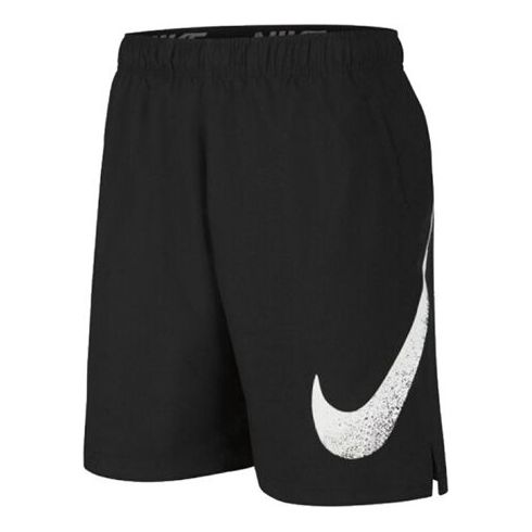 Men's Nike Large swoosh Sports Black Shorts CN9755-010