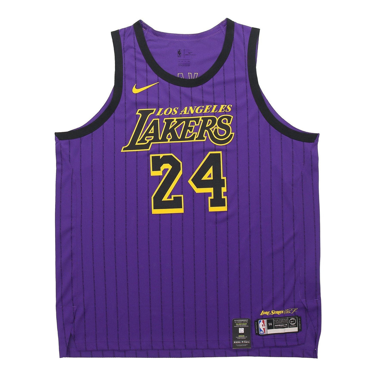Nike NBA Jersey Kobe Bryant Lakers 18-19ss Jersey Men Purple AV3696-505