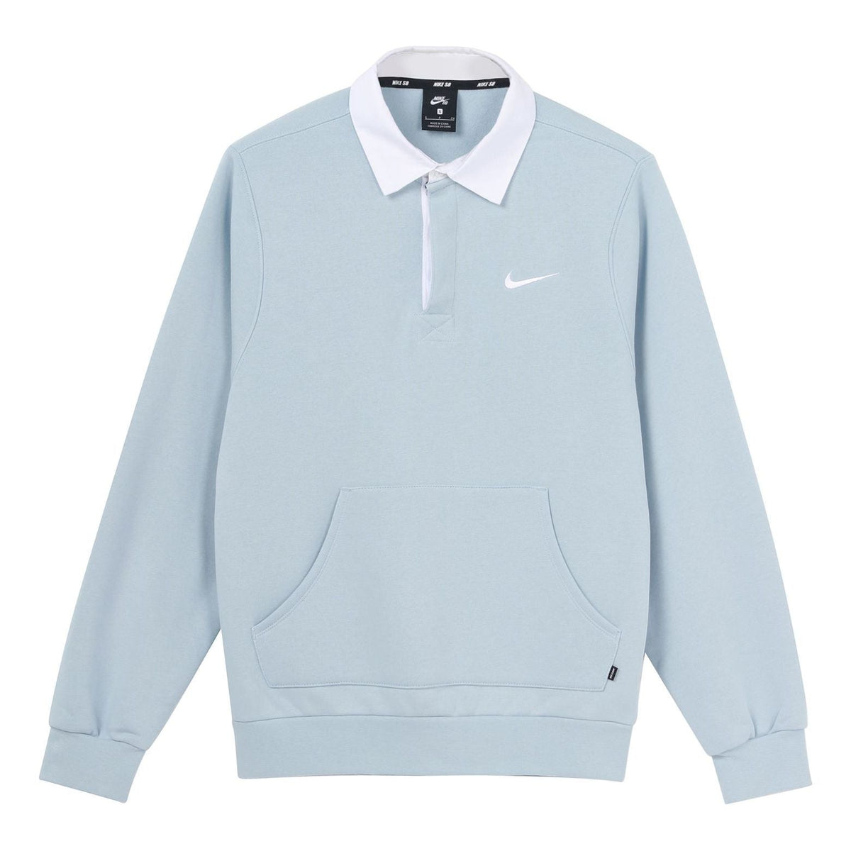 Men's Nike SB Fleece Skateboard Knit Breathable Embroidered Autumn Blue DM6483-440