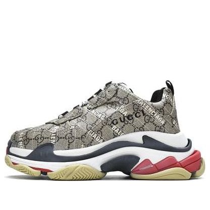 Balenciaga x Gucci The Hacker Project Triple S 'Beige Navy Red' 681066ULZ109795