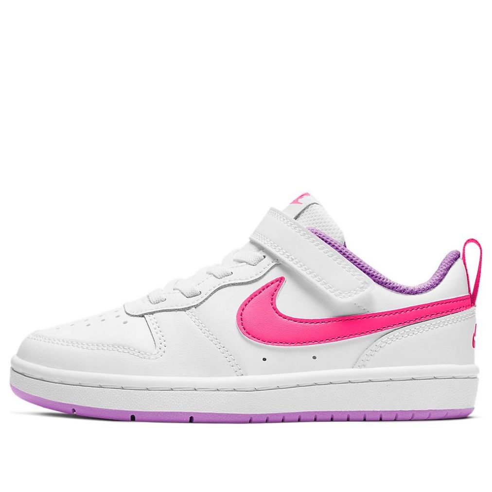 (PS) Nike Court Borough Low 2 'Bright Pink Purple' BQ5451-111