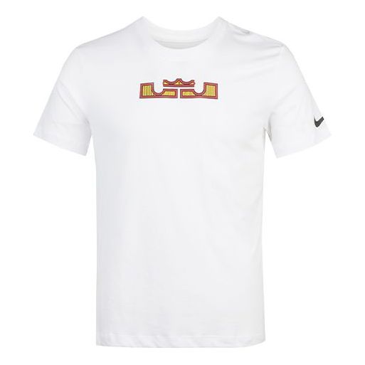 Nike Dri-Fit Lebron Logo Basketball Men White CD1319-100