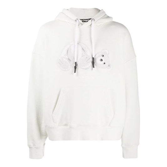 Men's PALM ANGELS Teddy Bear White PMBB058E20FLE0044401