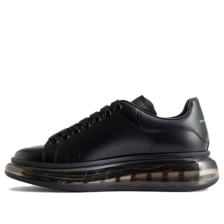 Alexander McQueen Oversized Sneaker 'Black Shiny Sole' 604232WHX981000