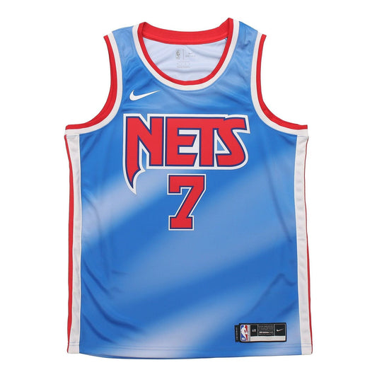 Men's Nike Dri-FIT Retro 19-20 Season Brooklyn Nets Durant No. 7 Blue Jersey CQ4253-402