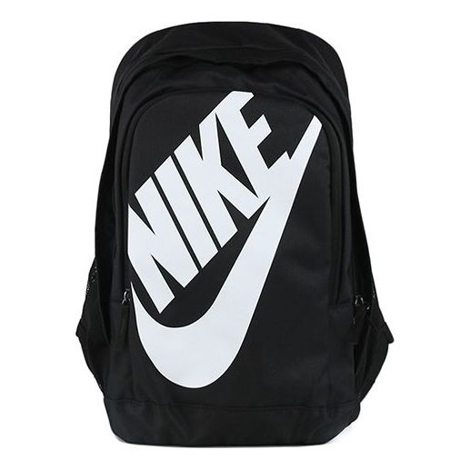 Nike Large Logo Printing schoolbag Backpack Black CK0953-010
