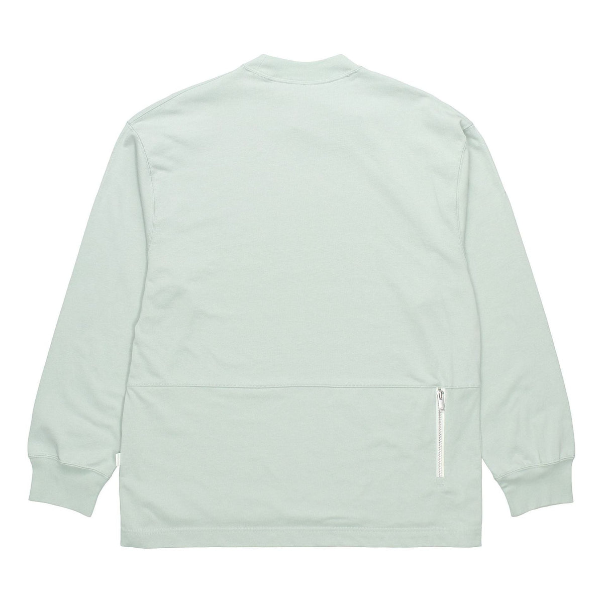 Men's Nike Sportswear Style Essentials Stand Collar Cotton Pullover Long Sleeves Blue T-Shirt DD7029-017