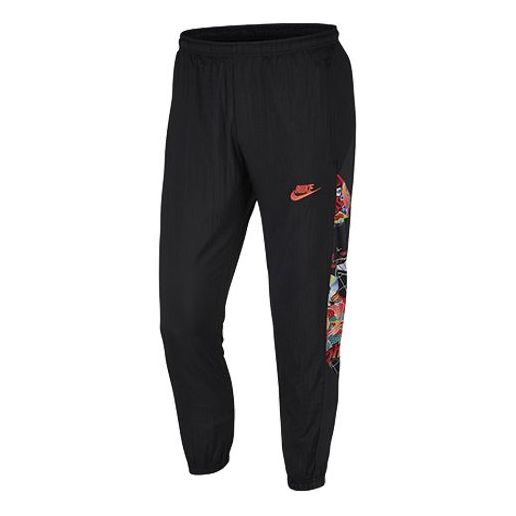 Nike MENS Sportswear Tat Sports Pants Black/Red CK1185-018