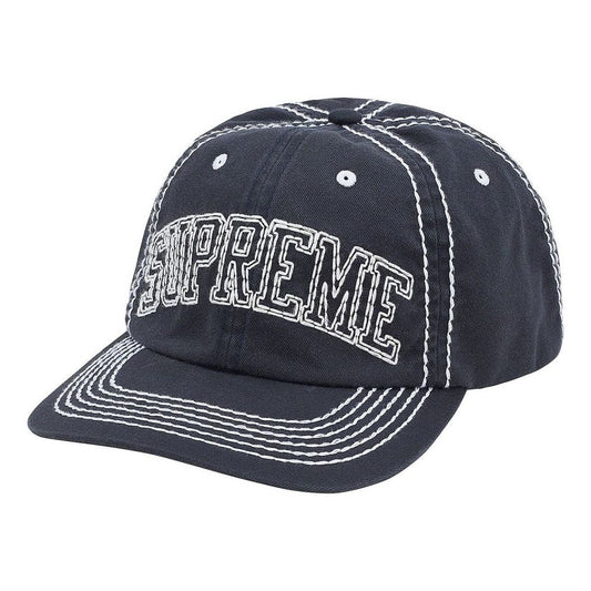 Supreme Big Stitch 6-Panel 'Navy White' SUP-FW20-128
