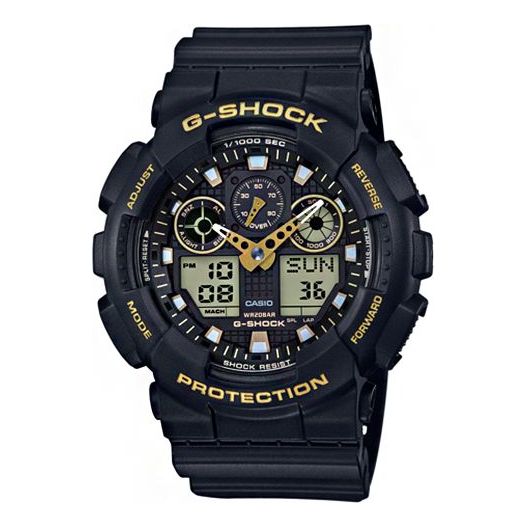 CASIO G-Shock Analog-Digital 'Black' GA-100GBX-1A9