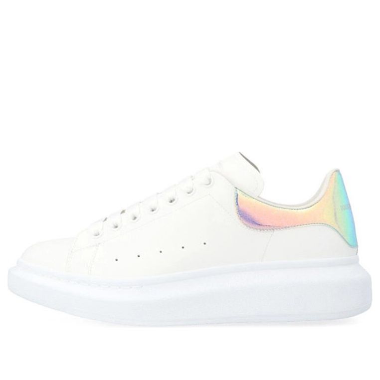 (WMNS) Alexander McQueen Oversized Sneaker 'White Shock Pink' 561726WHVI59375