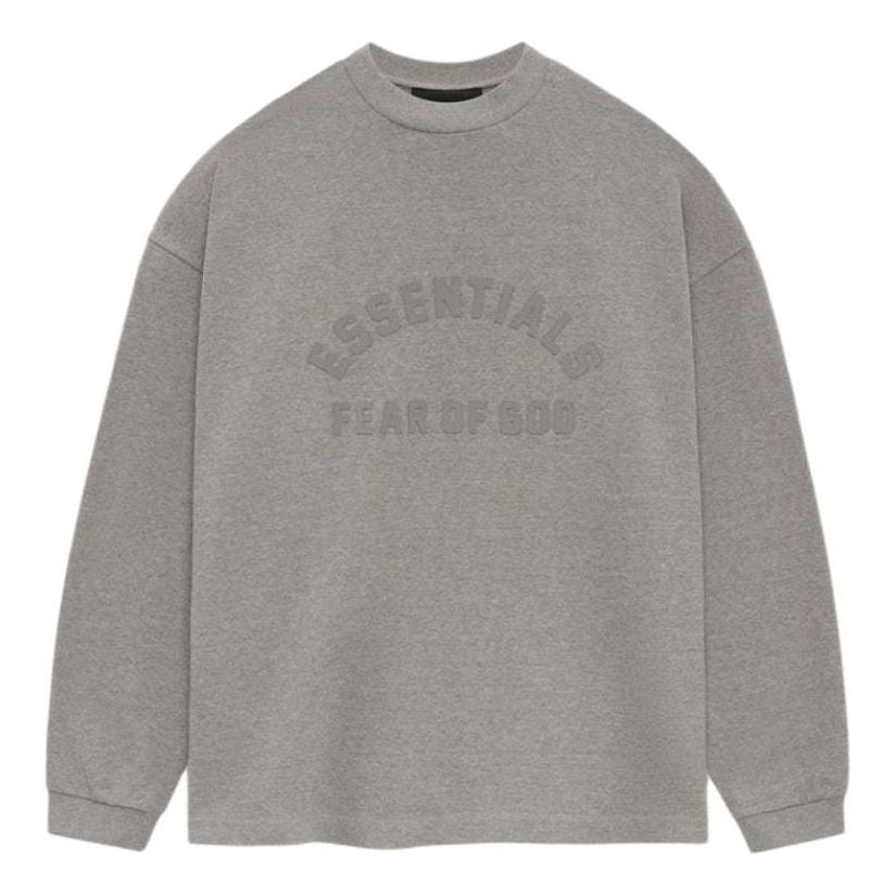 Fear of God Essentials Heavy Long-Sleeve T-shirt 'Heather Grey' 125SU242011F