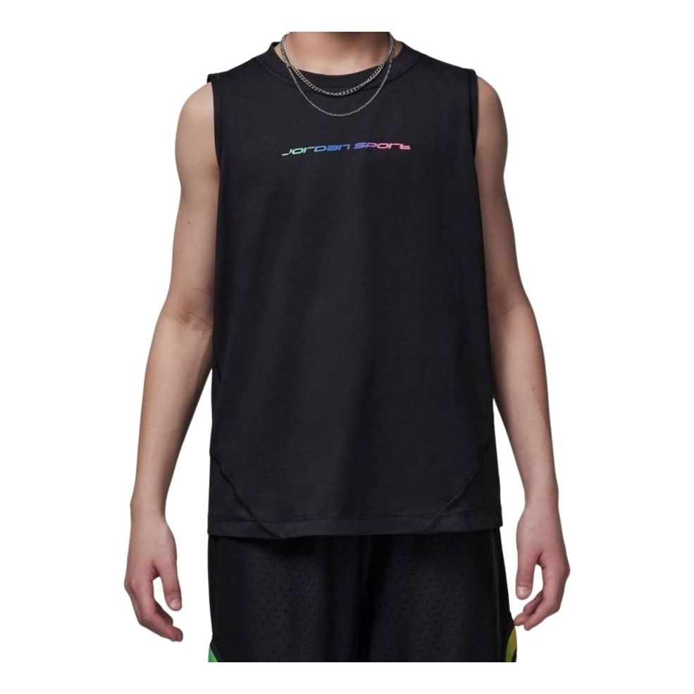(GS) Air Jordan Sport Hyper Glow Tank 'Black' HM9255-010