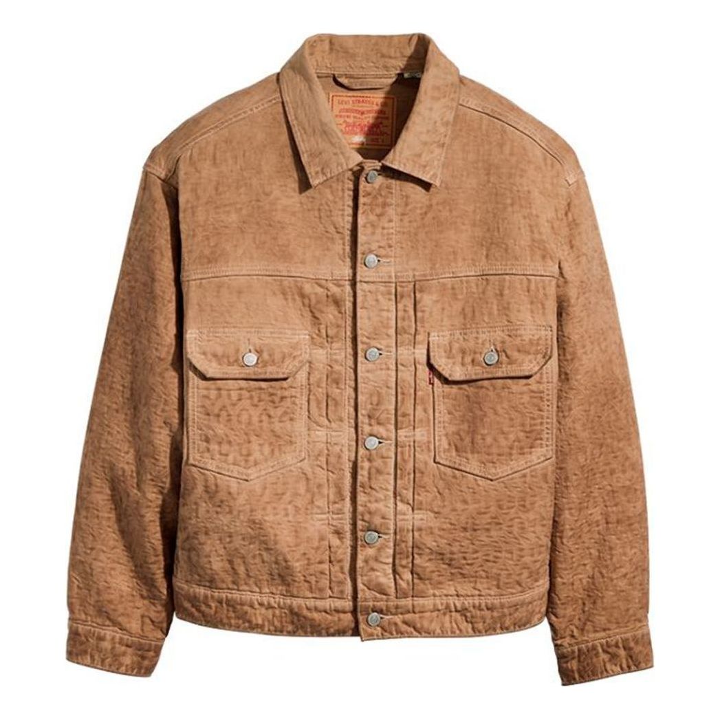 Stussy x Levi's Dyed Jacquard Jacket 'Brown' A5216-0001