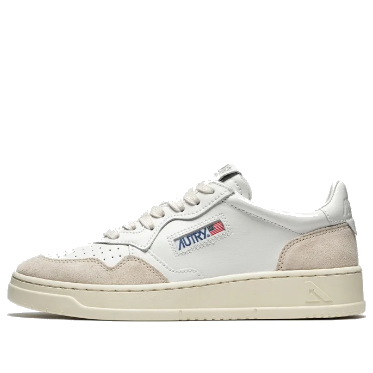 Autry Medalist Low 'White Beige Suede' AULM-LS33