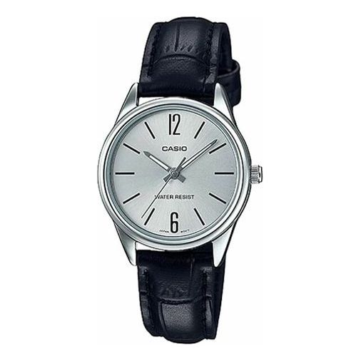 CASIO DRESS Series Dial Plate BlackBand WhiteDial Plate Waterproof White Dial White Analog LTP-V005L-7B