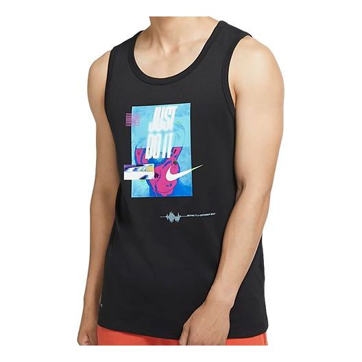 Nike Dri-FIT JDI Training Casual Sports Breathable Vest Black CV2953-010