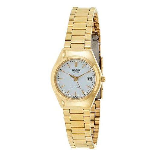 CASIO Female DRESS Japan / South Korea Fashion White Analog LTP-1170N-7ARDF