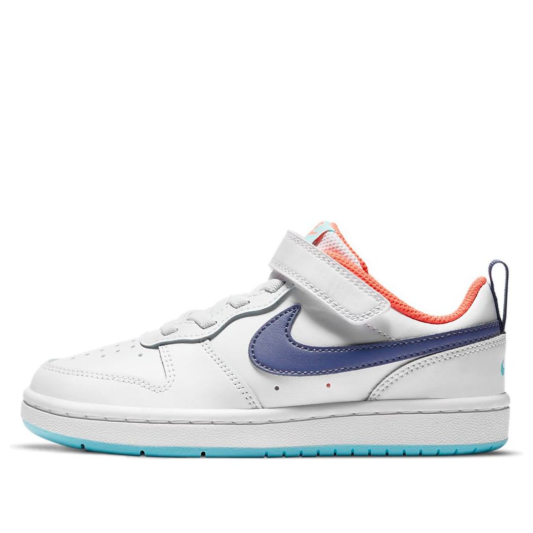(PS) Nike Court Borough Low 2 'White Dark Purple Dust' BQ5451-112