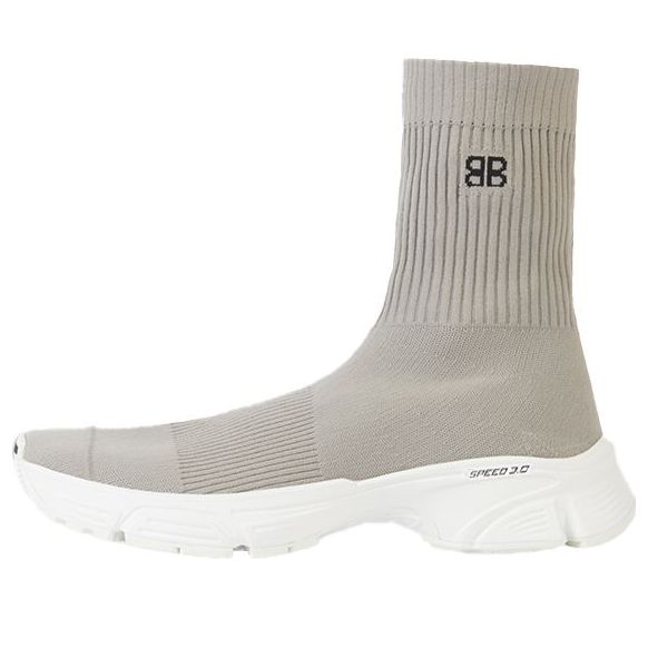 Balenciaga Speed 3.0 High-Top Sneakers Gray 654532W2DN21510