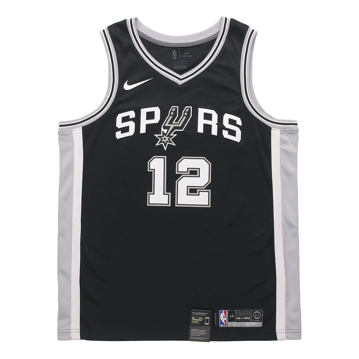 Nike NBA Jersey Basketball Jersey/Vest SW Fan Edition Aldridge Spurs No. 12 Team limited Black 864509-011