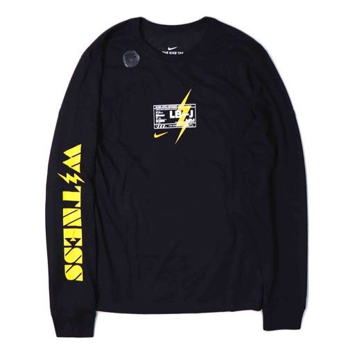 Nike Dri-FIT LeBron James Basketball Long Sleeves Black CD1124-010