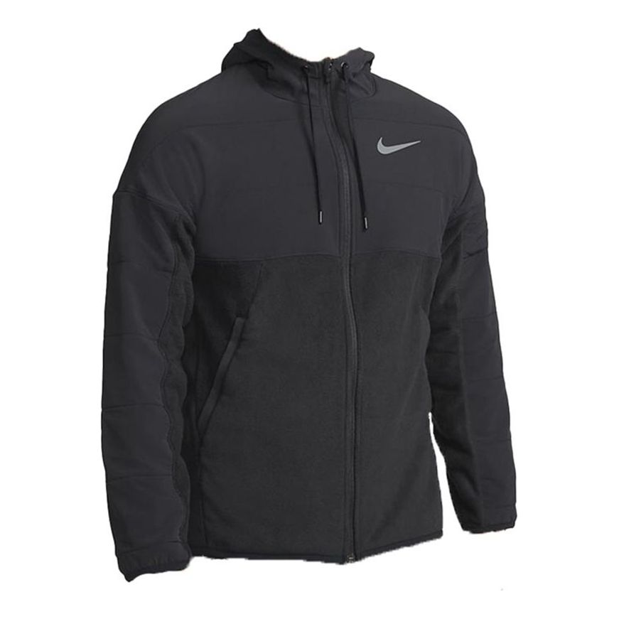 Nike Sports Breathable Casual Hooded Jacket Black DD2129-010