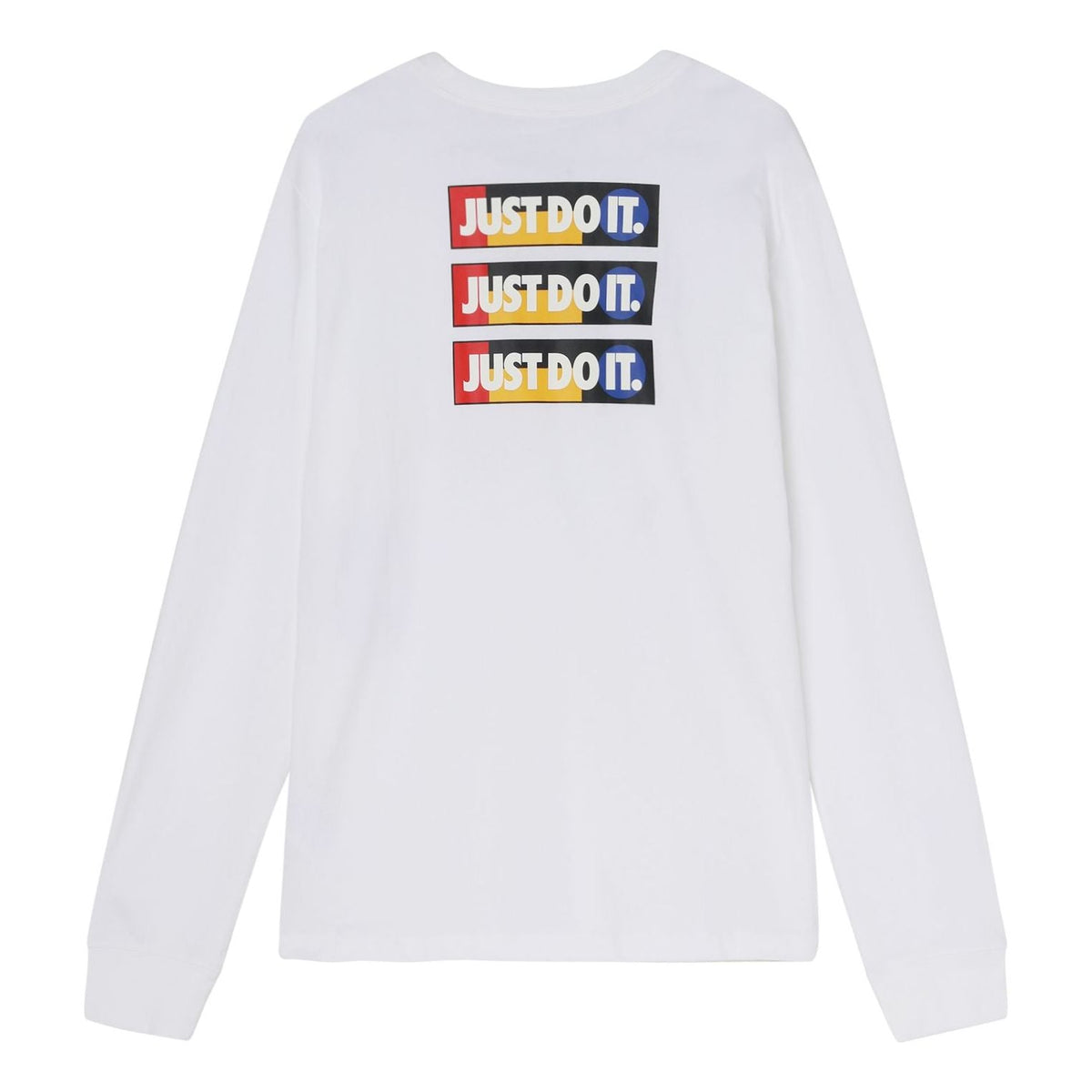 Nike Alphabet Printing Casual Round Neck Long Sleeves White CU7391-100