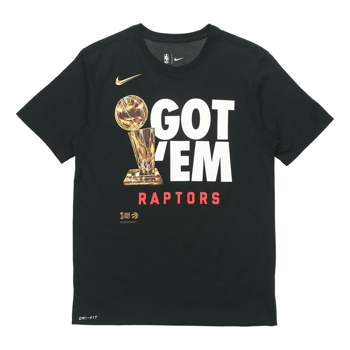 Nike Toronto Raptors Short Sleeve Black CW2688-010