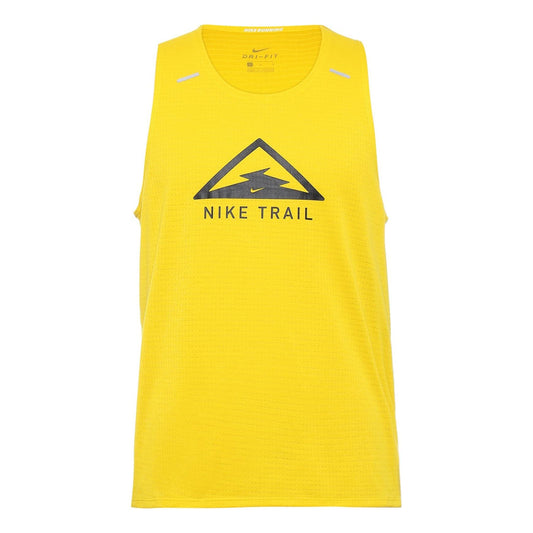 Nike Rise 365 Trail Dri-Fit Running Vest Yellow CT7371-735