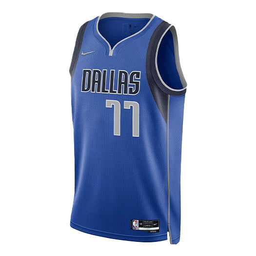 Nike NBA Retro Basketball Jersey/Vest SW Fan Edition Dallas Mavericks Doncic No. 77 Blue DB3568-480